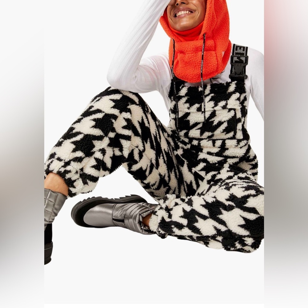 NWT* FP Movement by Free People Black and White Ski Jumpsuit